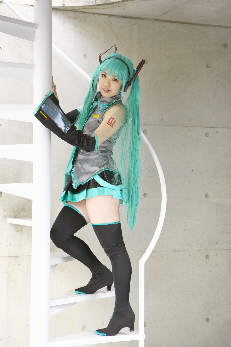 [Cosplay]  Vocaloid - Sexy Hatsune Miku